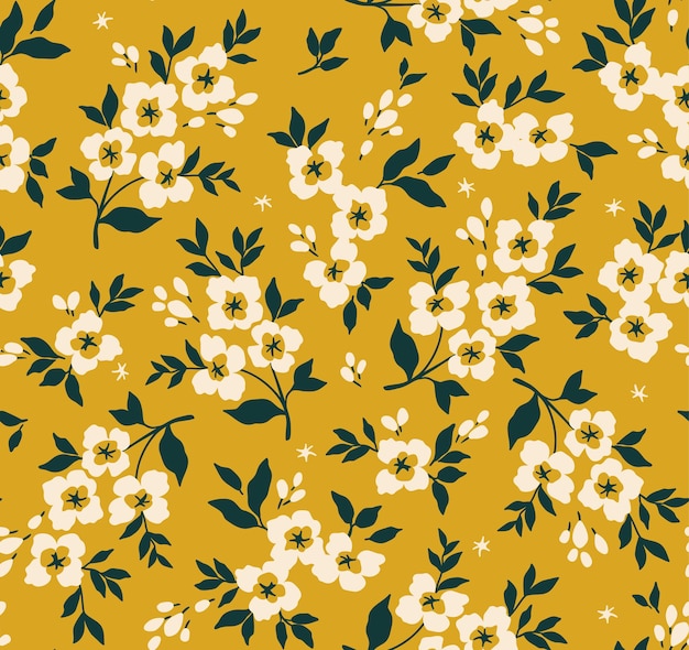 Vector seamless floral pattern for design