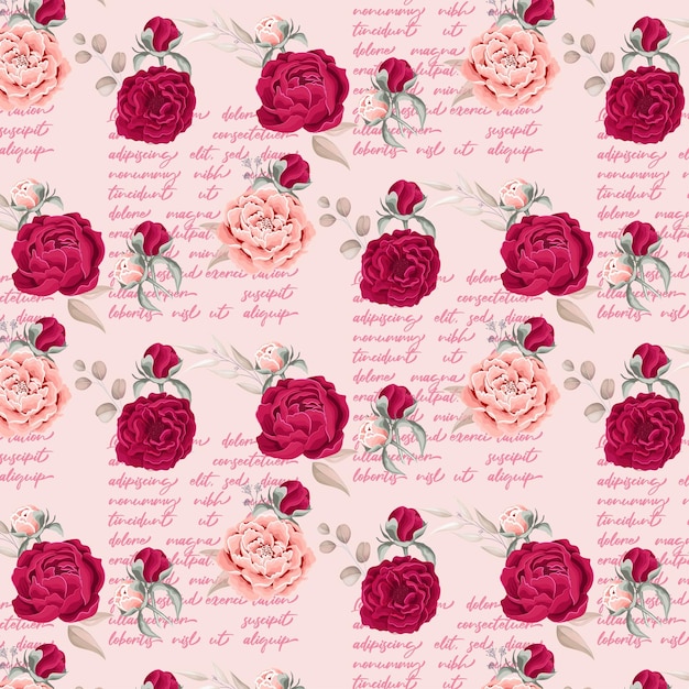 Vector seamless floral pattern. plant design for fabric, cloth design, covers.