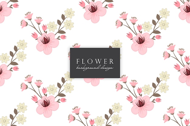 Seamless Floral Pattern in vector Background