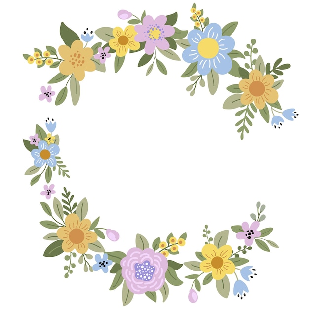 Seamless floral pattern vector spring