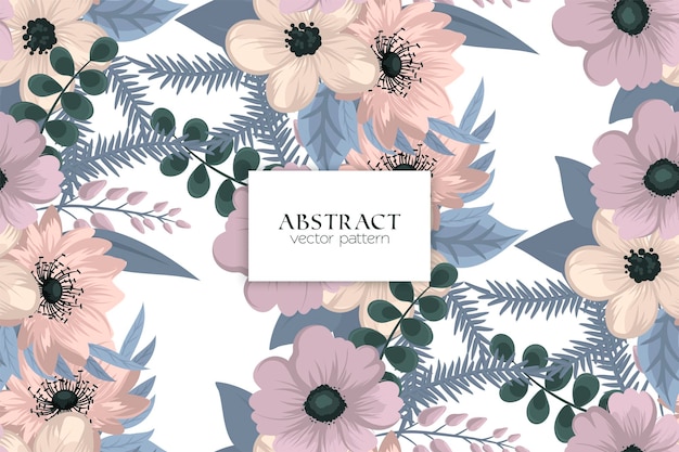 Seamless Floral Pattern in vector