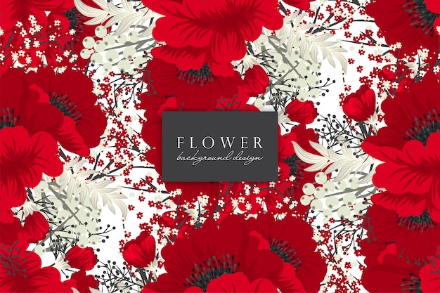 Seamless Floral Pattern in vector