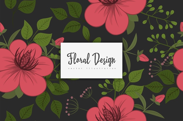 Seamless Floral Pattern in vector