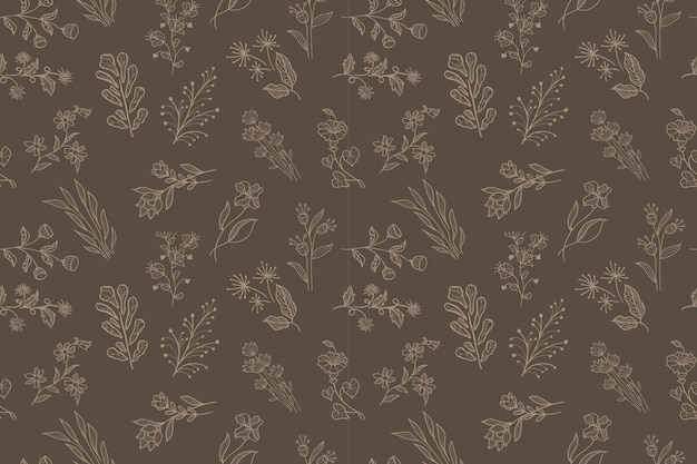 Seamless Floral Pattern in vector