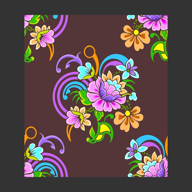 Seamless Floral Pattern in vector