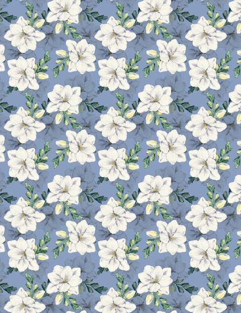 Vector seamless floral pattern