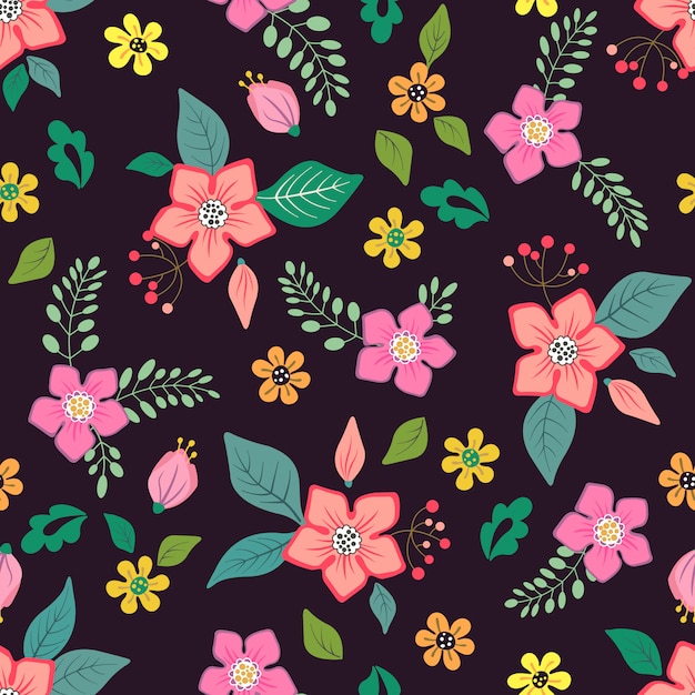 Seamless floral pattern.