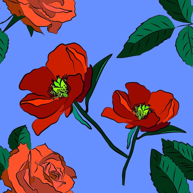 Seamless floral pattern