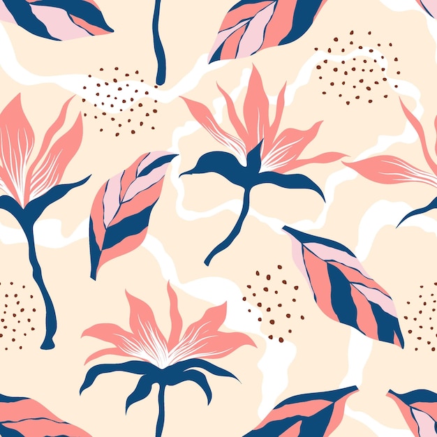 Seamless floral pattern.