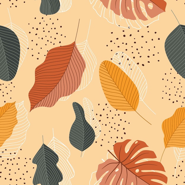 Vector seamless floral pattern.