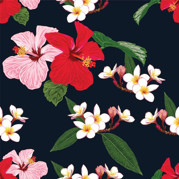 Vector seamless floral pattern