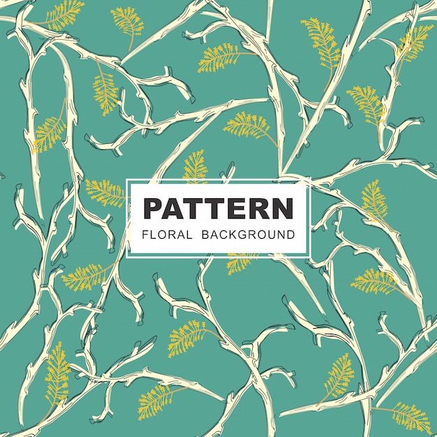 Vector seamless floral pattern