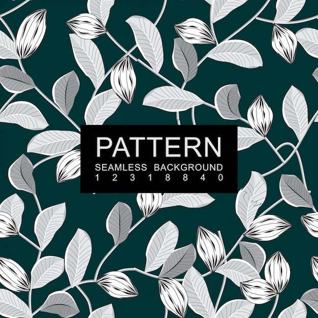 Vector seamless floral pattern