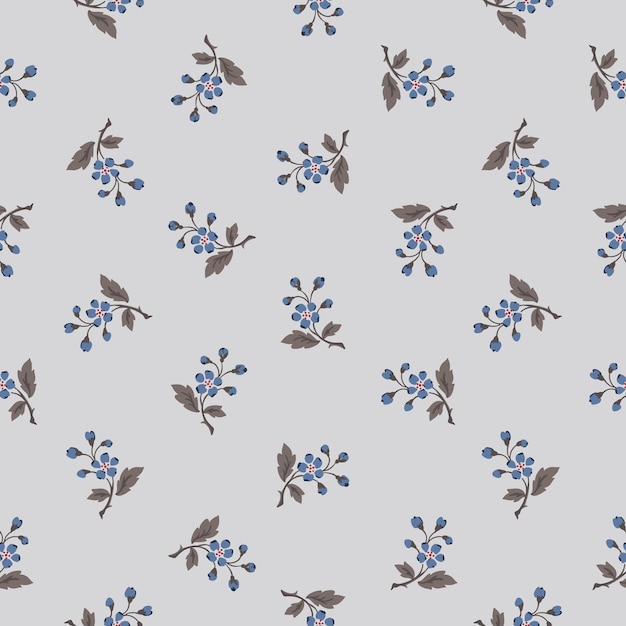 Vector seamless floral pattern.