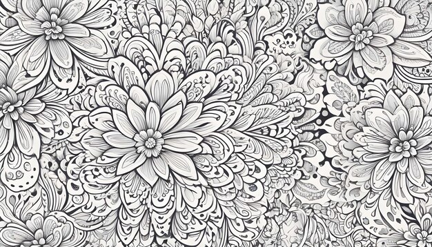 Seamless Flower Floral Patterns