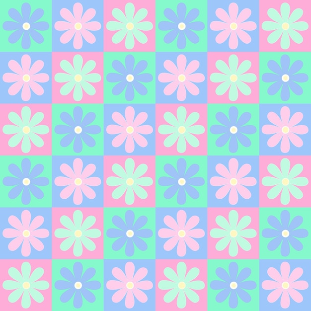 Seamless flower pattern design