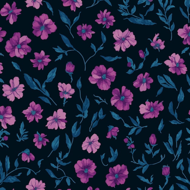 seamless flower pattern Illustration