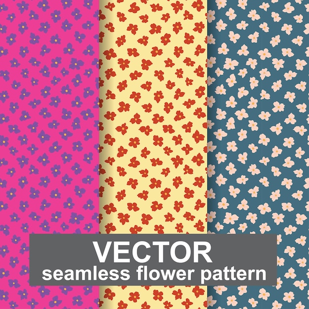 Seamless flower pattern for print