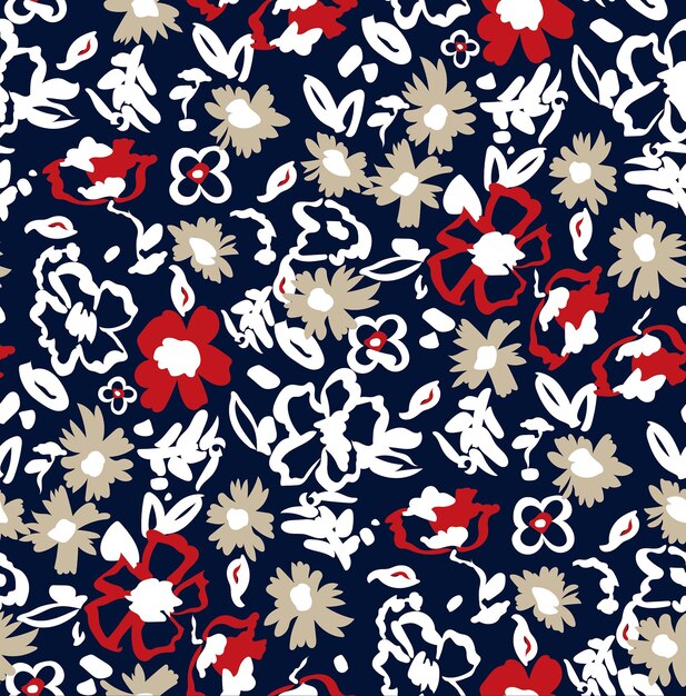 Seamless flower pattern