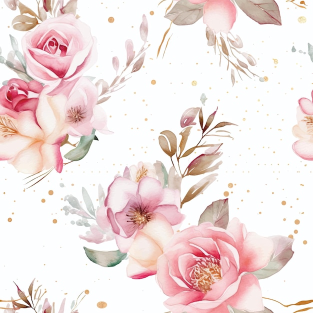 Seamless flower pattern