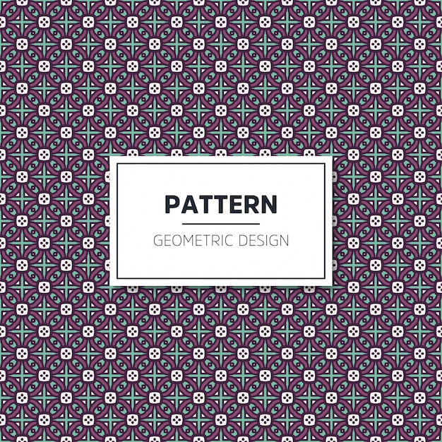 Seamless geometric black and white pattern