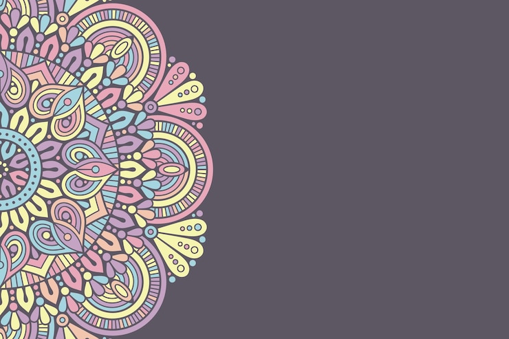 Vector seamless geometric colorful background pattern