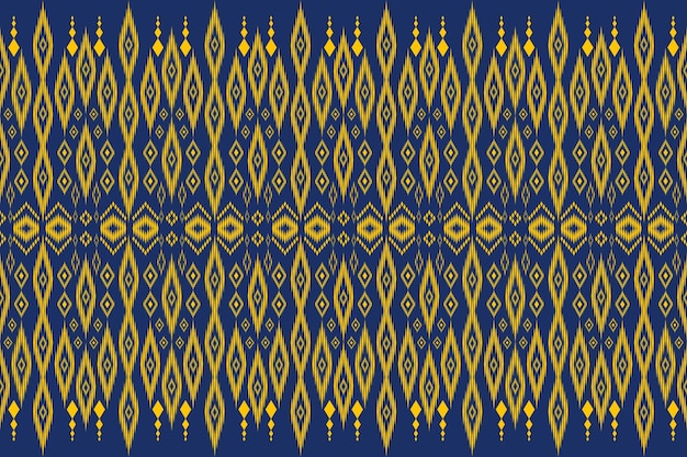 Seamless geometric ethnic asian oriental and tradition pattern design for texture and background. Silk and fabric pattern decoration for carpet, clothing, wrapping and wallpaper