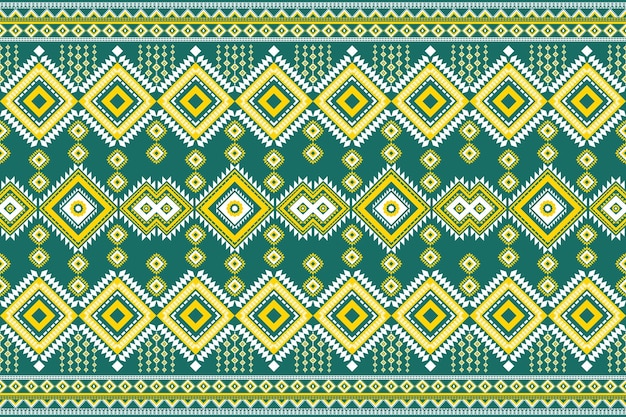 Seamless geometric ethnic asian oriental and tradition pattern design for texture and background. silk and fabric pattern decoration for carpet, clothing, wrapping and wallpaper