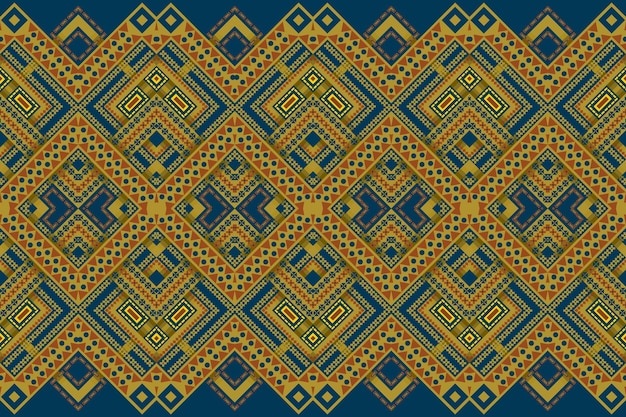 Seamless geometric ethnic asian oriental and tradition pattern design for texture and background