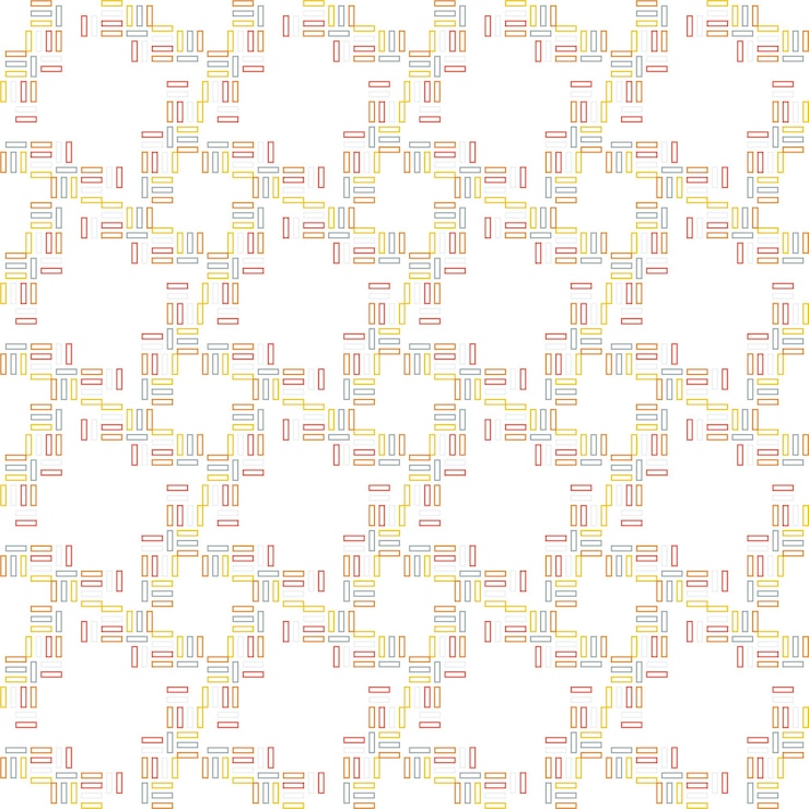 Vector seamless geometric lines square rectangle minimalistic patterns