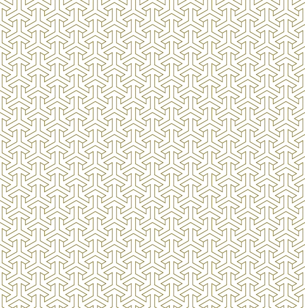 Seamless geometric ornament based on traditional islamic art.brown color.great design for fabric,textile,cover,wrapping paper,background. average thickness lines.