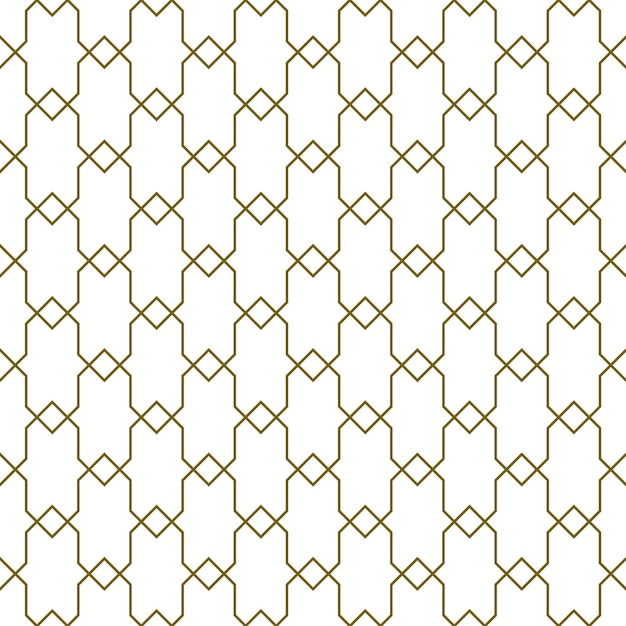 Vector seamless geometric pattern in arabic style