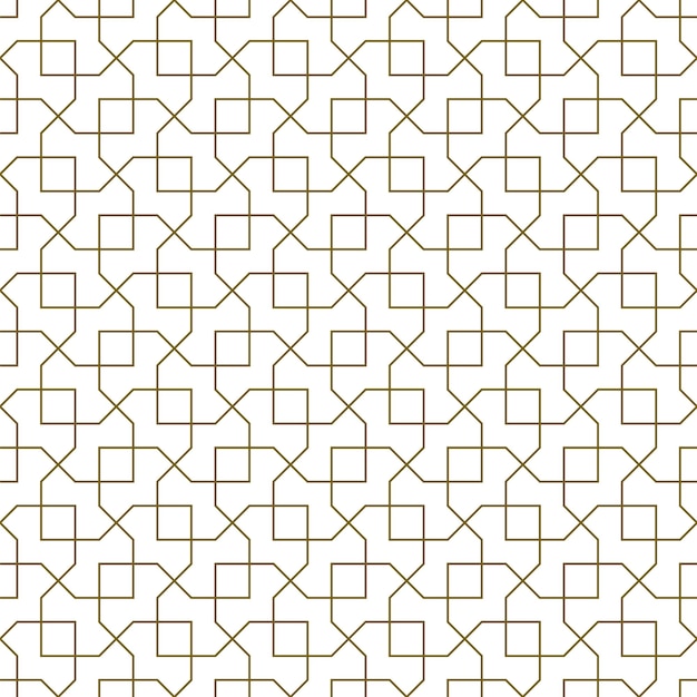 Seamless geometric pattern in arabic style