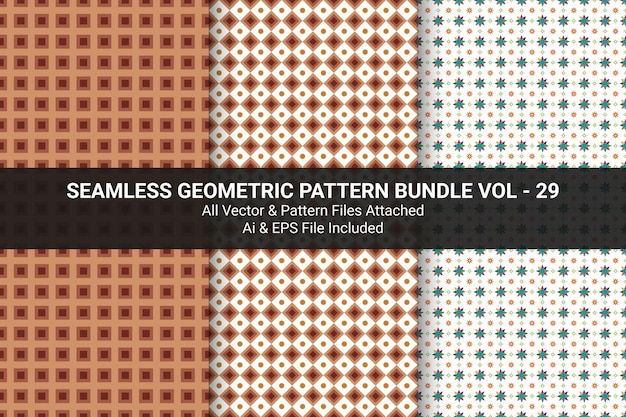 Seamless Geometric Pattern Bundle Vol 29