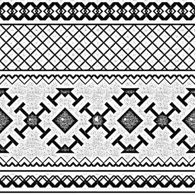 Seamless geometric pattern ethnic background