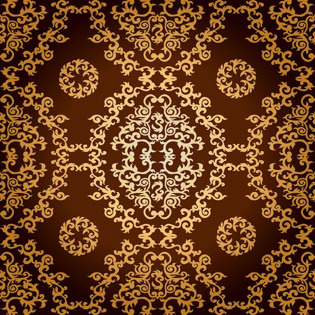 Seamless Geometric Pattern in Islamic Style