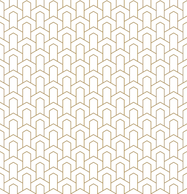 Seamless geometric pattern in style art deco.