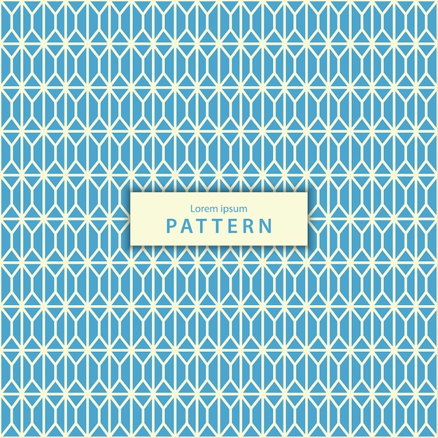 Seamless geometric pattern in vintage style