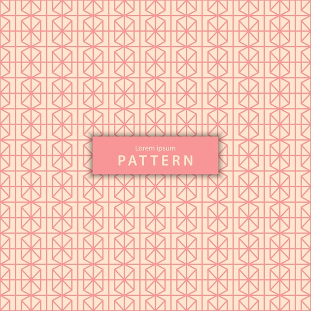 빈티지 스타일의 완벽 한 기하학적 패턴