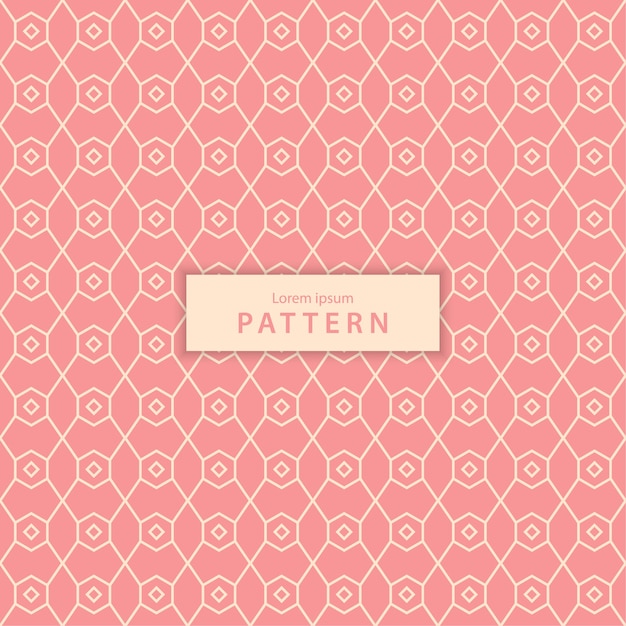 Seamless geometric pattern in vintage style