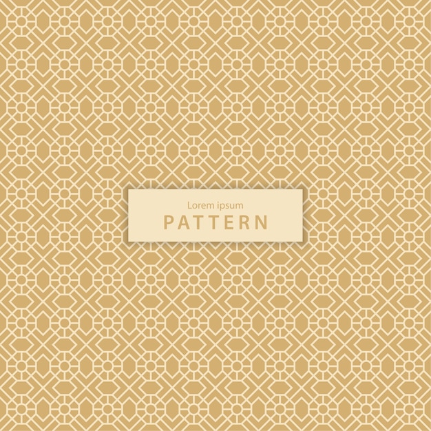 Seamless geometric pattern in vintage style