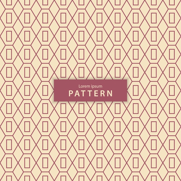 Seamless geometric pattern in vintage style