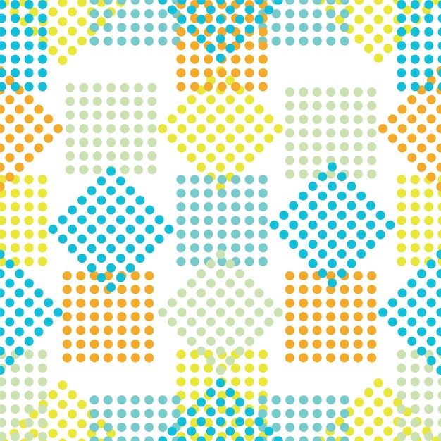Seamless geometric pattern with rectangles. Vector illustration.