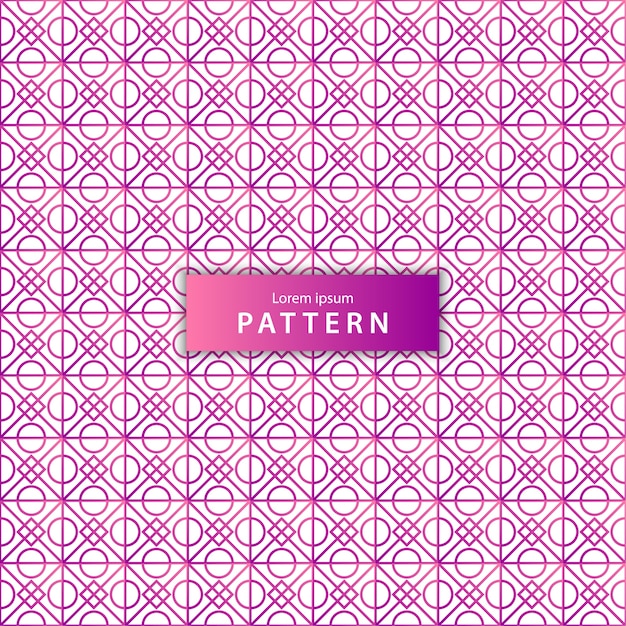 Vector seamless geometric pattern