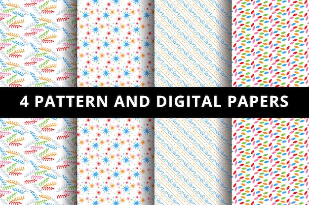 Seamless Geometric Patterns and Digital Paper
Vector Seamless Geometric Patterns and Digital Paper