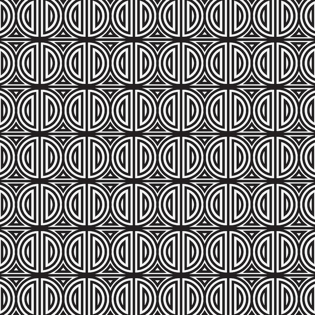 Seamless geometric shape lines pattern background