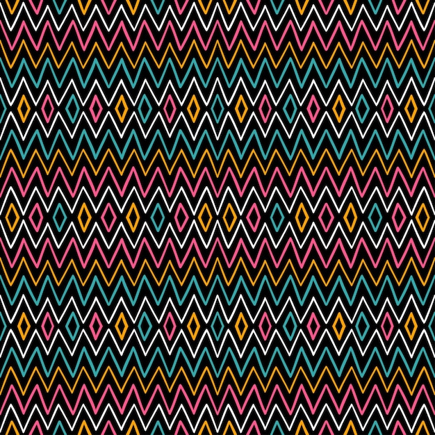 완벽 한 기하학적 줄무늬 색상 패턴