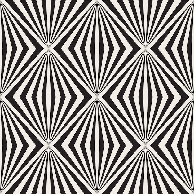 Seamless geometric stylish illusion pattern Simple design Creative fashion striped texture