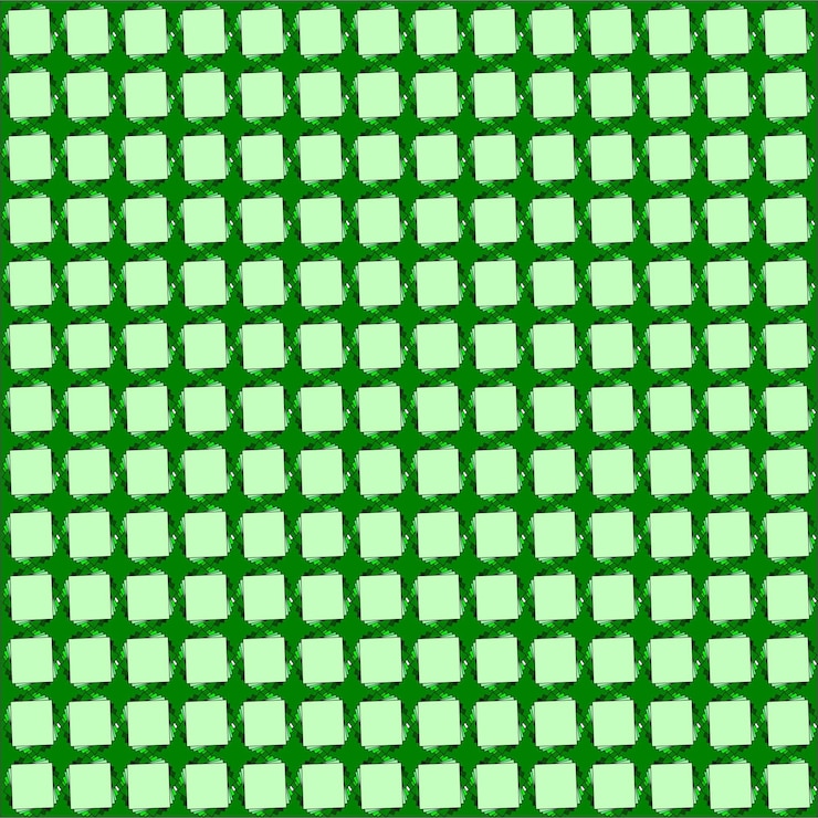 Vector seamless geometric vector background pattern in green