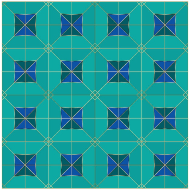 Seamless geometric vector squares repeatable grid texture vintage rectangle pattern background